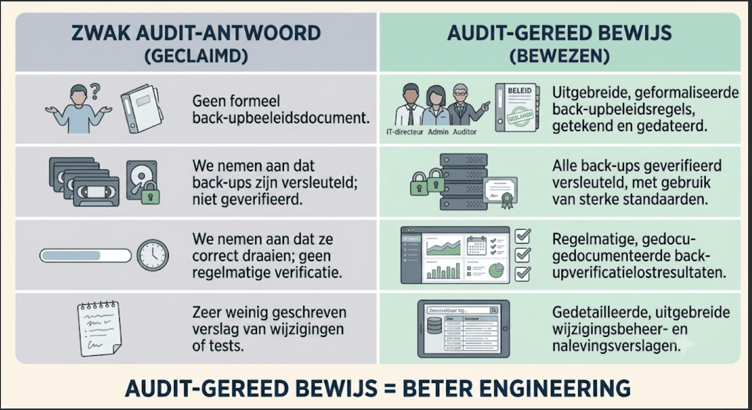 audit-ready answer