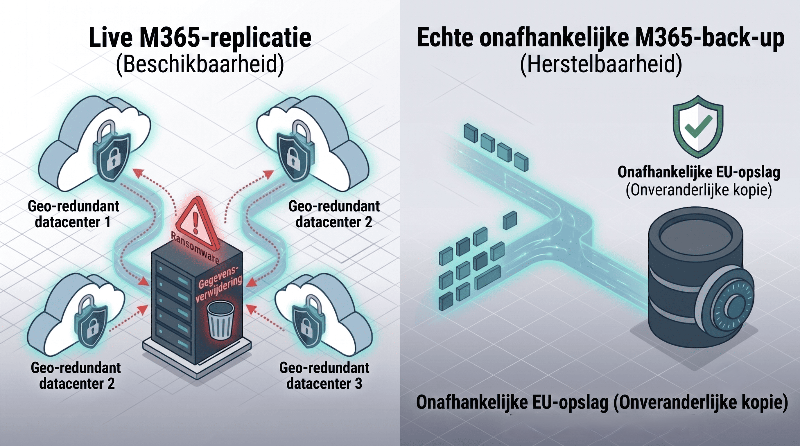 Replication vs backup in Microsoft 365 — availability is not recoverability