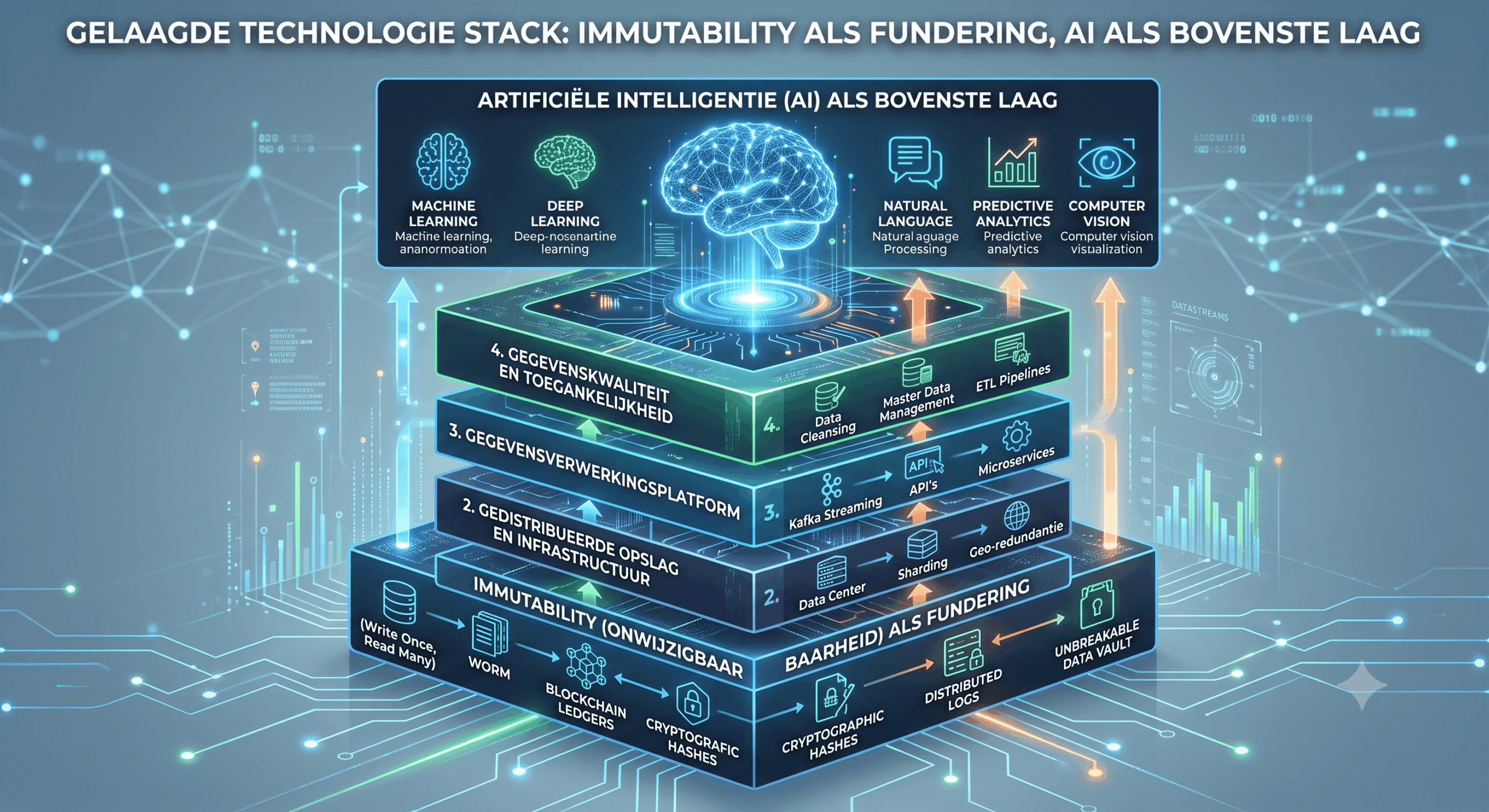 immutability als fundament met AI-detectie als laag daarbovenop